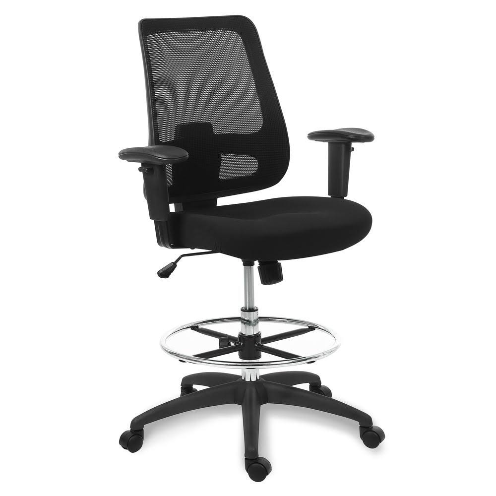 Edgemod Turin Drafting Chair in Black