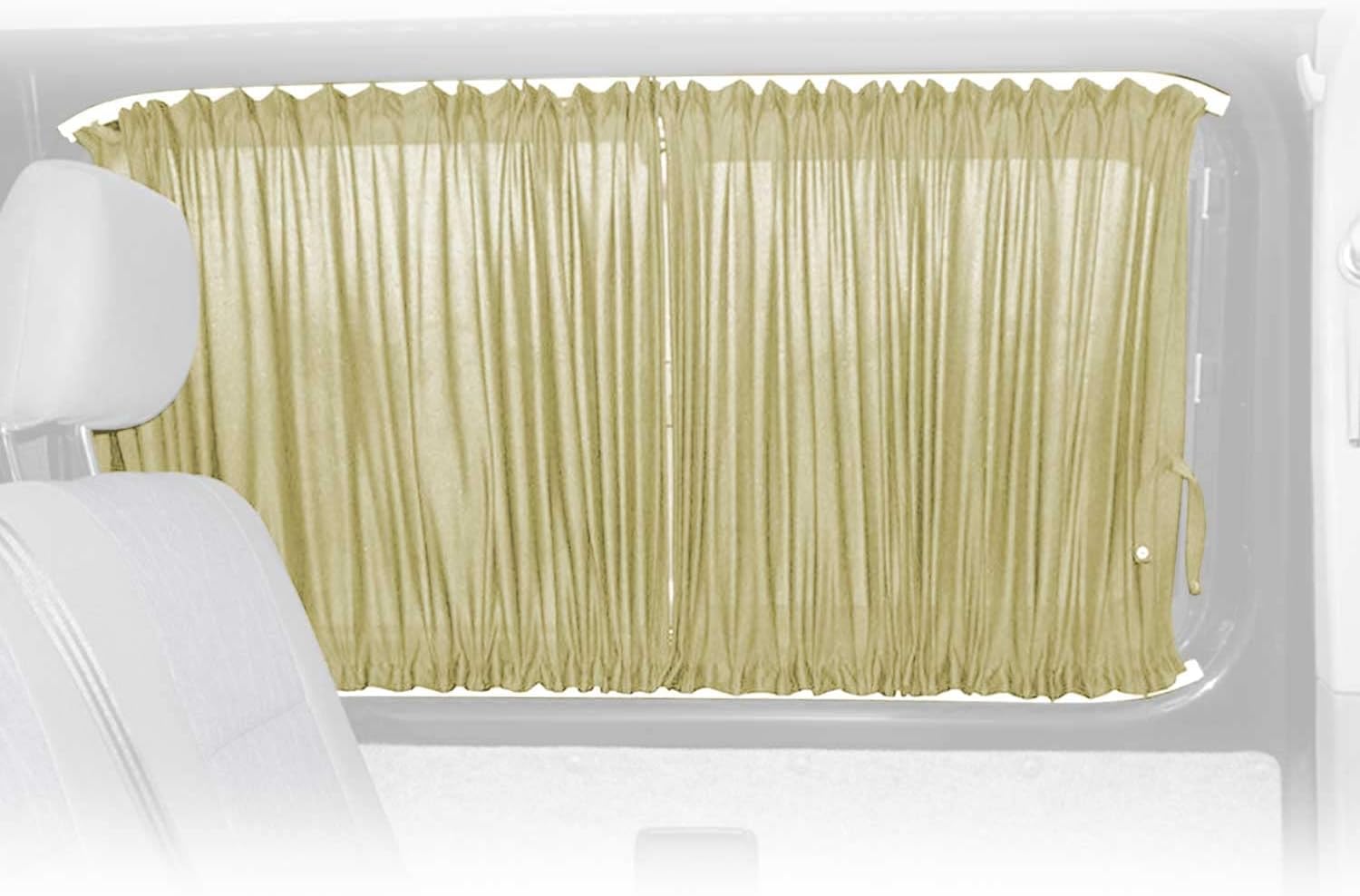 Car Side Window Sun Shades Van Curtain Kit Fits Ram Promaster 2006-2022 Long Wheelbase / Barn Door | UV Protection Curtain Vehicle Slidable Retractable 14 pcs (Double Sliding Door, Red)