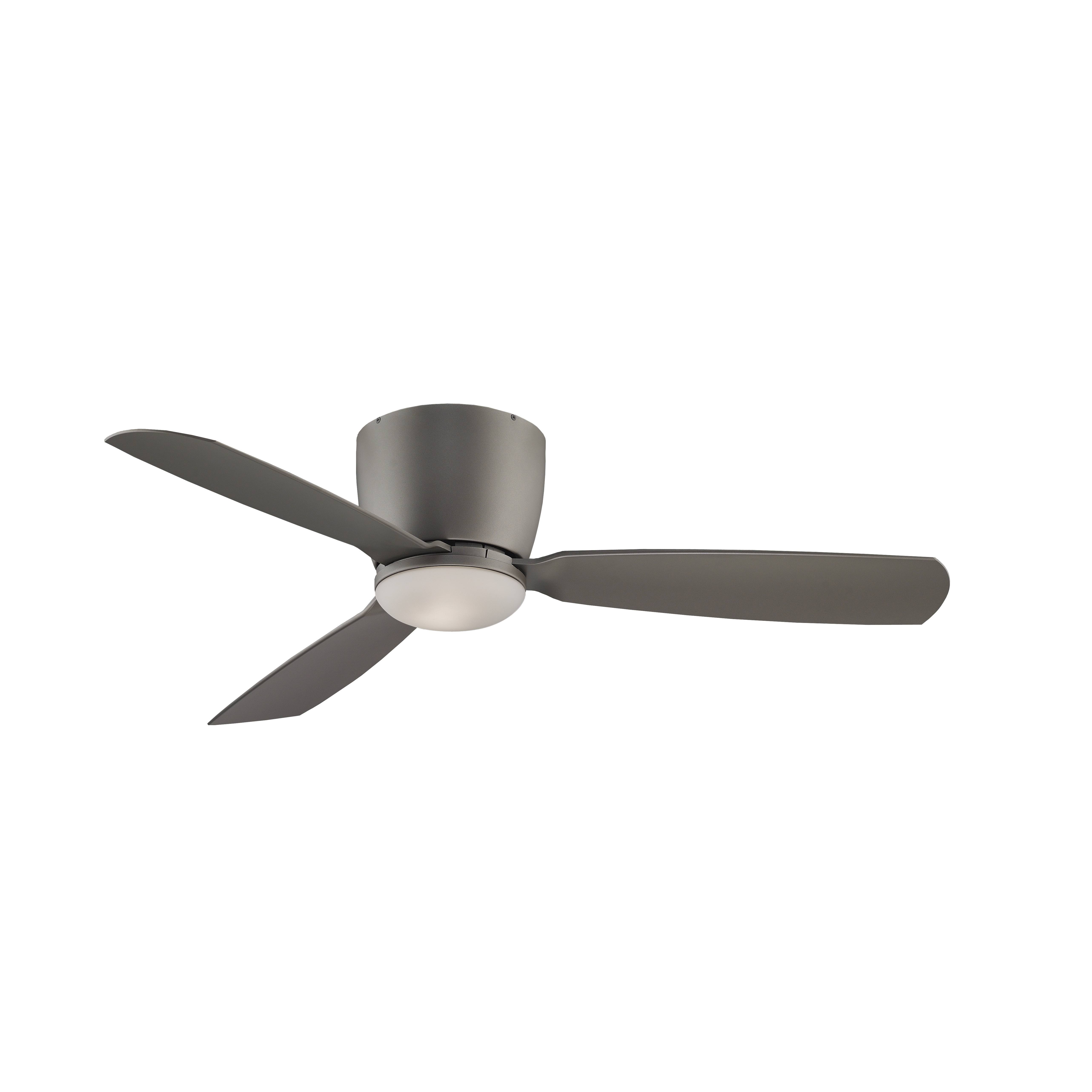 Fanimation FPS7955BGR Embrace 52x22 Ceiling Fan Matte Greige with LED Light Kit
