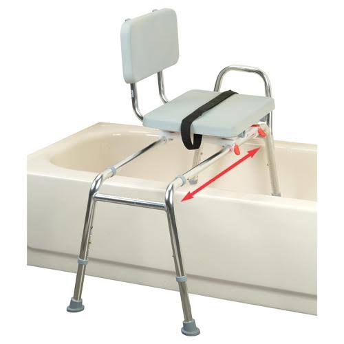 Sliding TRANSFER Bench with Padded Swivel Seat u0026 Back - Discontinued