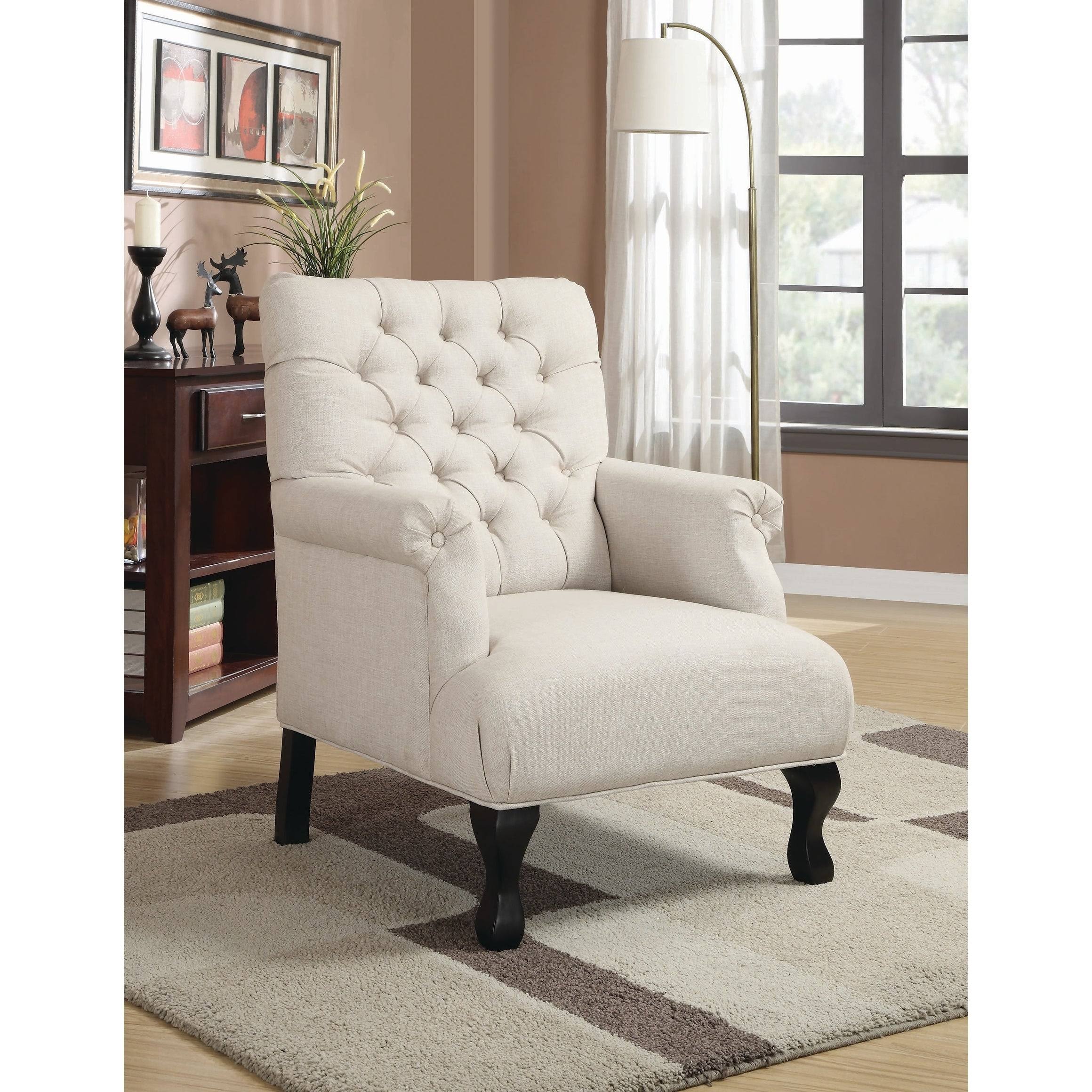 Coaster Casual Accent Chair, Beige