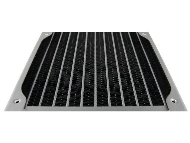 XSPC EX360 Radiator, 120mm x 3, Triple Fan, Multiport, Black