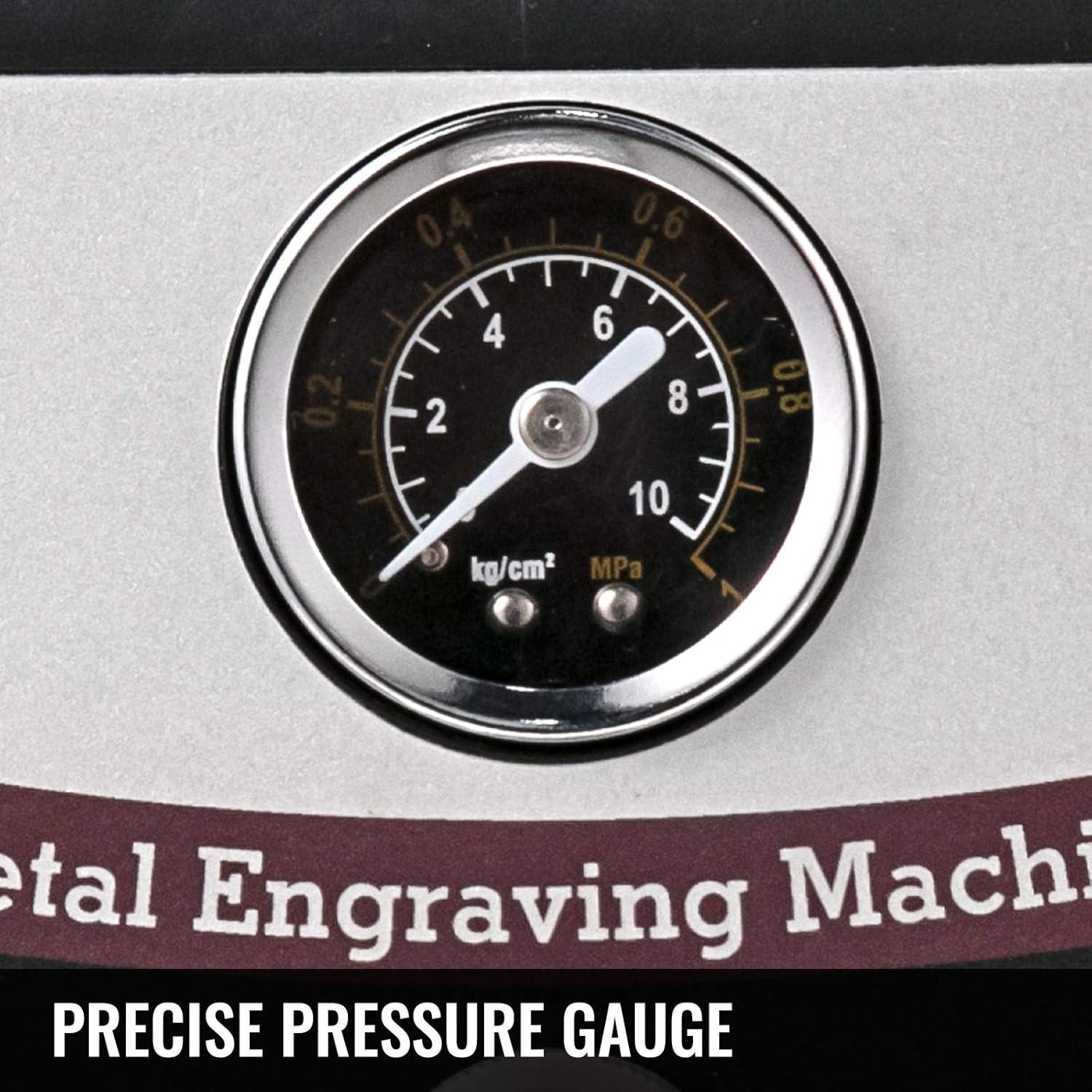 VEVOR Pneumatic Jewelry Engraver Machine 110V 60Hz Pneumatic Hand Engraving Machines 400-8000 RPM Pneumatic Graver Handpiece Double-Head Micro Engraver for Jewelry Crafts and Wrought Iron