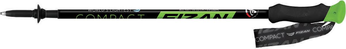 Fizan Compact Pair of Trekking Poles-Green