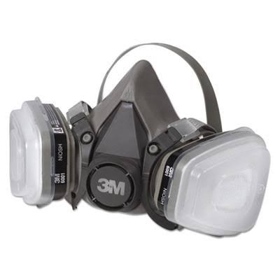 3M Half Facepiece Paint Spray/Pesticide Respirator, Small 6111PA1A MMM611