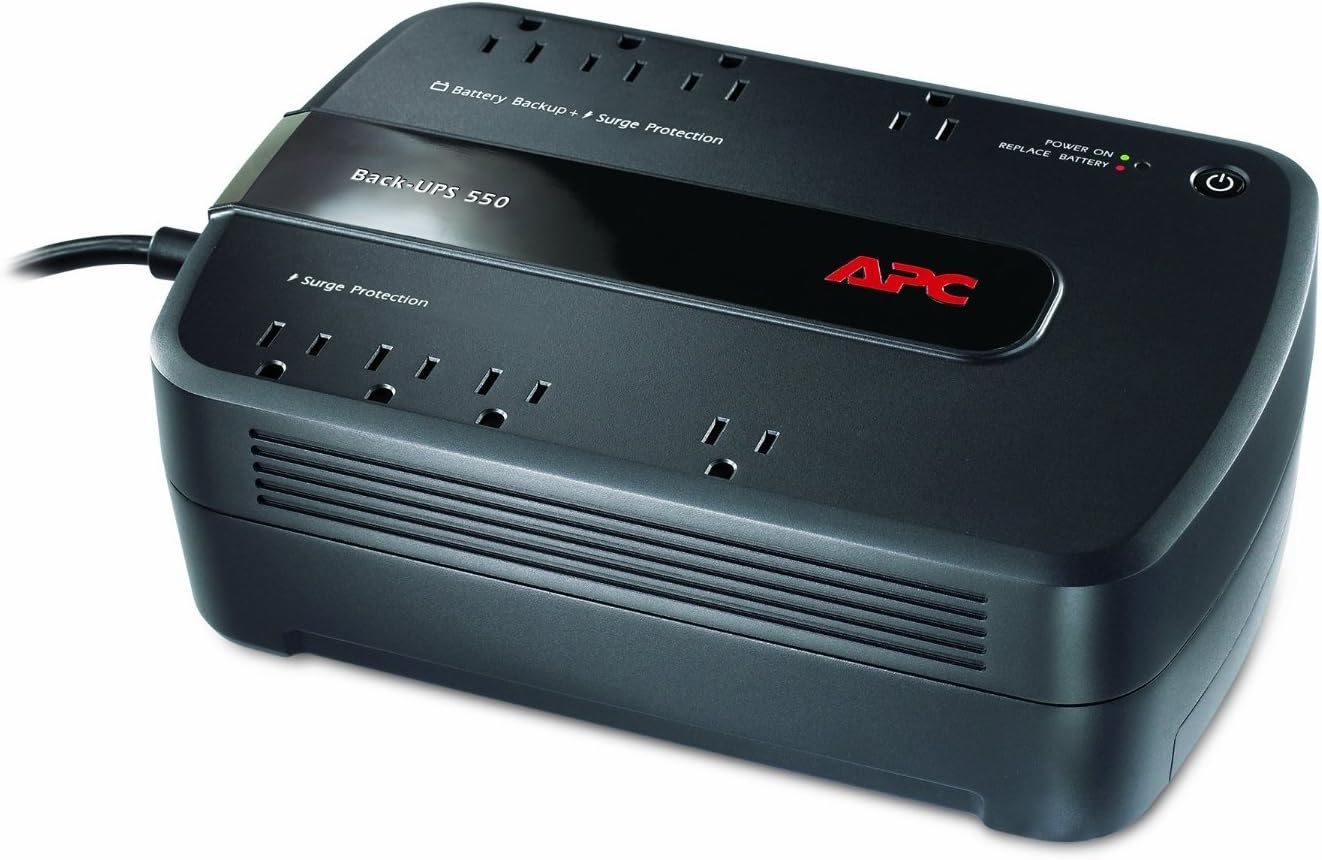 BE550G (7001) - APC BE550G (7001)&w=280&h=280 ; APC Back-UPS 550VA, 8 Contactos, 120V LAM, 13 Min 1/2 Carga - BE550G