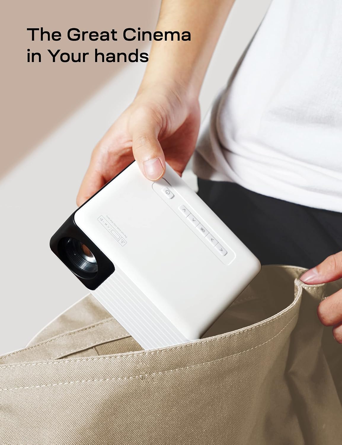 Mini Projector - YOTON Portable Video Projector Y3 Support 1080P Full HD, Pocket Phone Projector for Home Theater, Support PC/ PS4/ Tablet/ Fire TV Stick/ Smartphone (HDMI Cable & Remote Included) Pack of 2