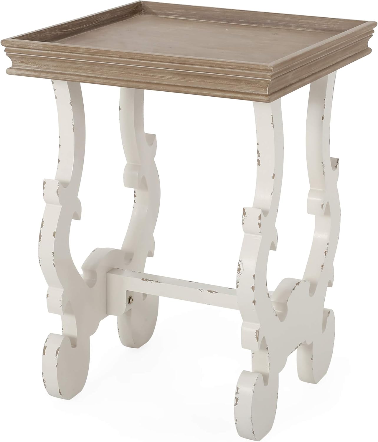Christopher Knight Home Elaine French Country Accent Table with Square Top, Natural