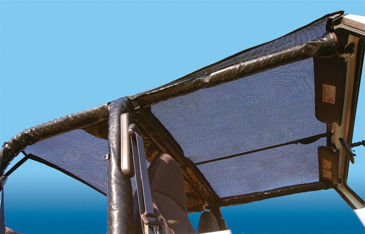 Vertically Driven 50714 KoolBreez Sun Screen Black Mesh Jeep Wrangler