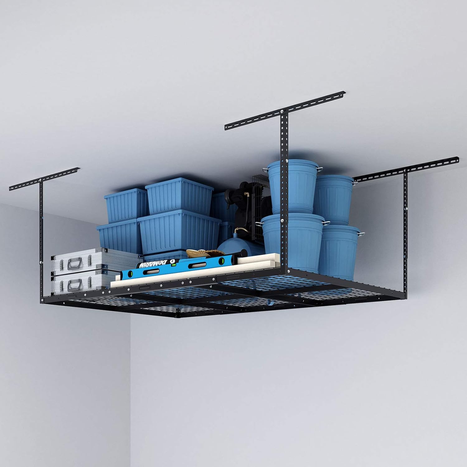 FLEXIMOUNTS 3x6 Overhead Garage Storage Adjustable Ceiling Storage Rack, 72
