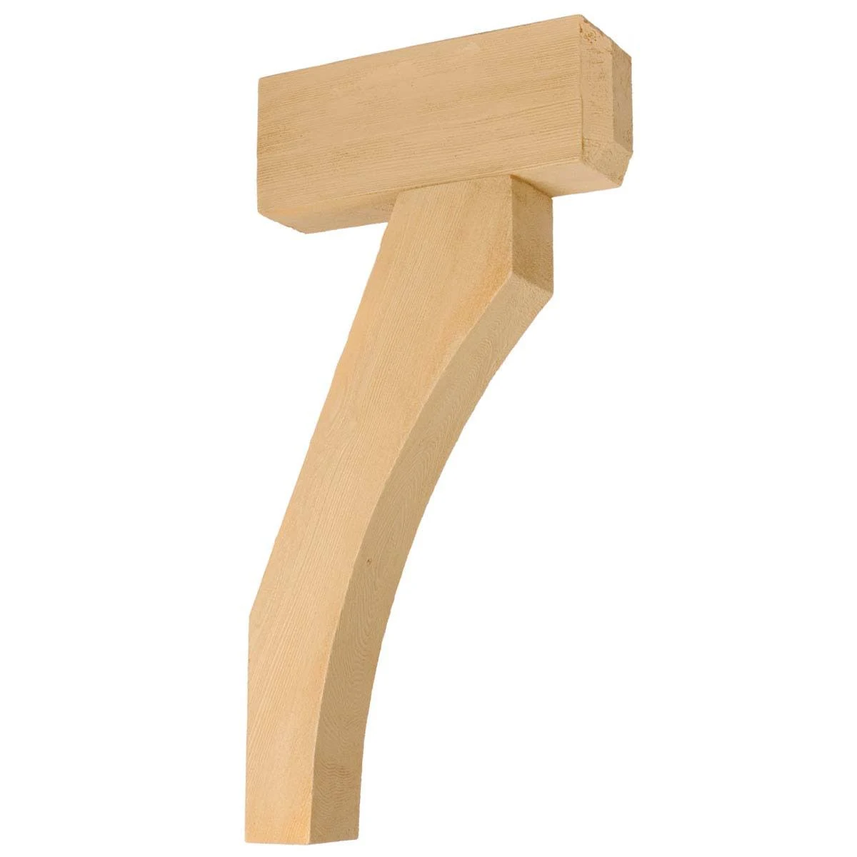 Fypon BKT16X32X4S 4x22 W x 32x22 H x 16x22 P Timber Texture Bracket