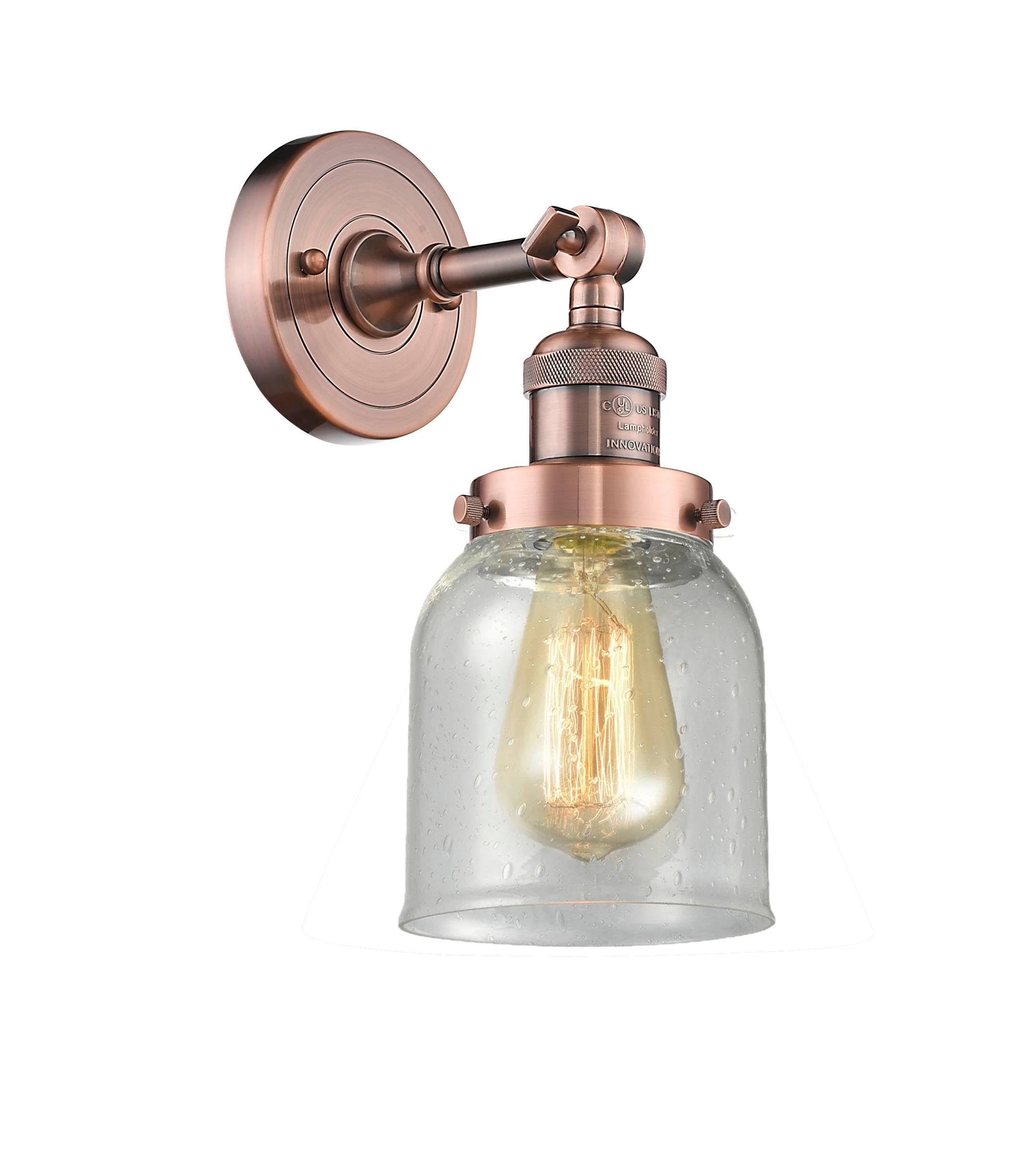 Innovations Lighting-Small Bell 1 Light Sconce-203-AC-G54