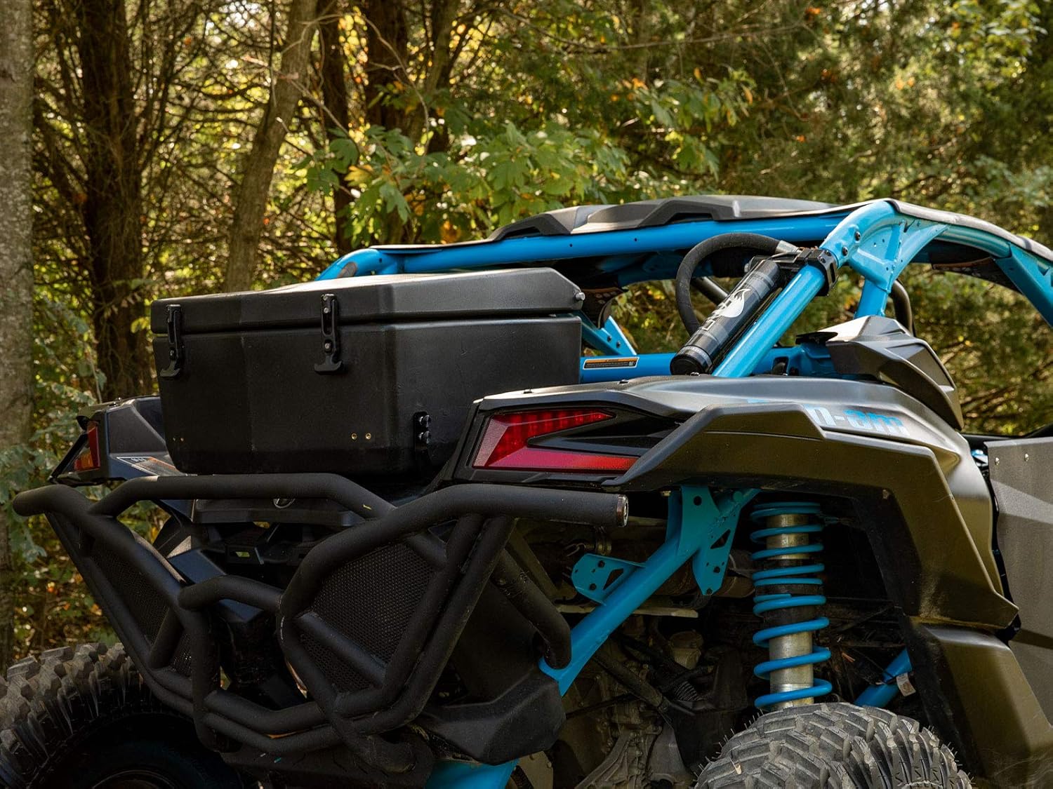 SuperATV Heavy Duty Rear Insulated Cooler/Cargo Box for 2017+ Can-Am Maverick X3 | 30-Liter Capacity | 100% Fit Guarantee | Sealed Lid Keeps Drinks Cold and Accessories Dry