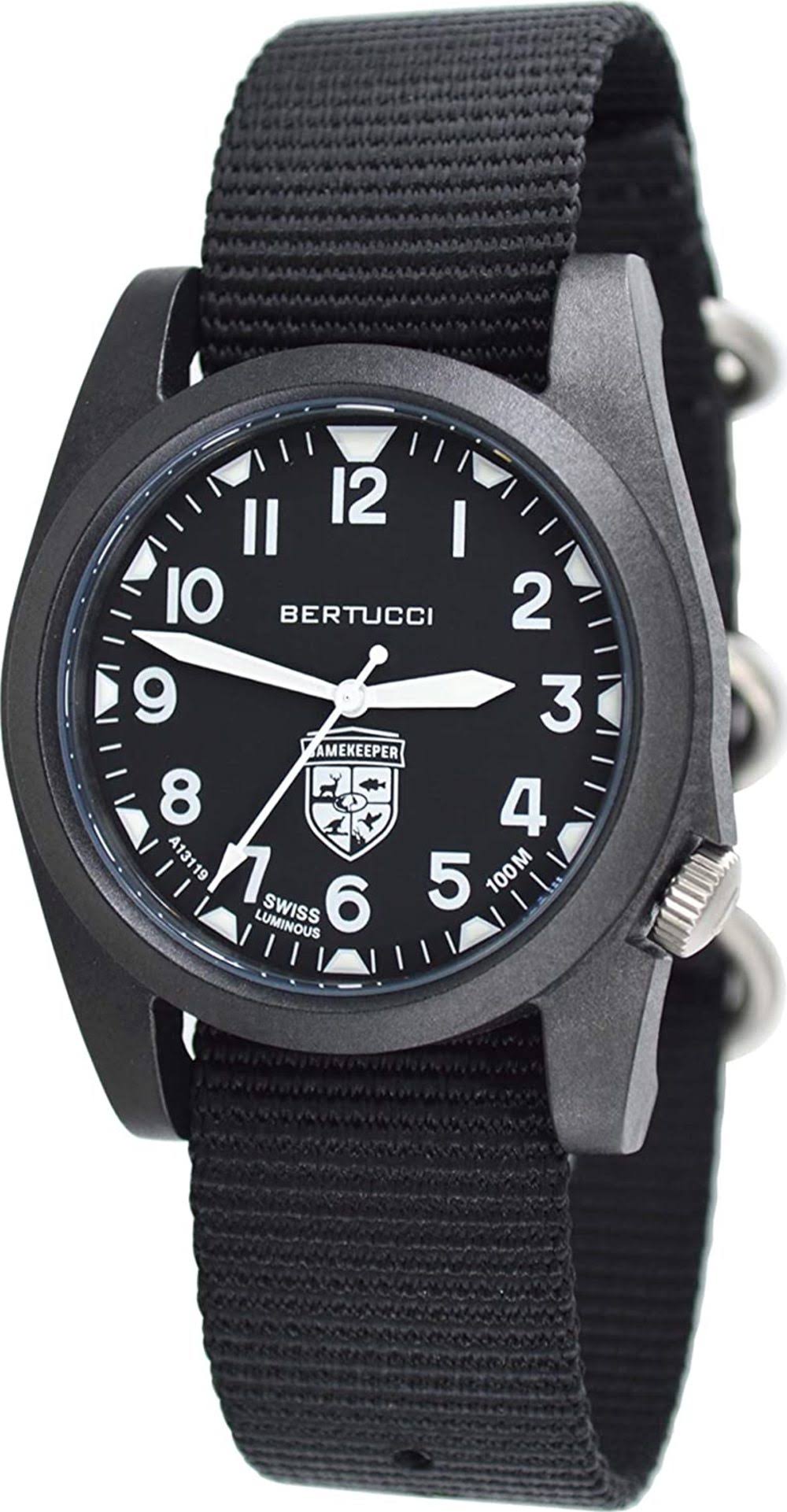 Bertucci Gamekeeper - Black Dial Black Case Black Nylon