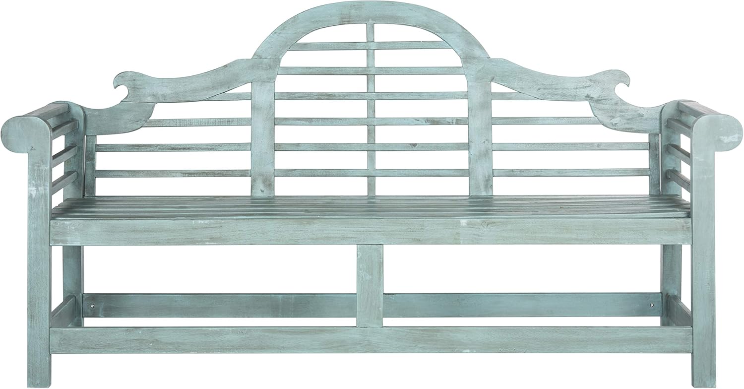 Safavieh Patio Collection Felicity Adirondack Acacia Wood Bench, Natural