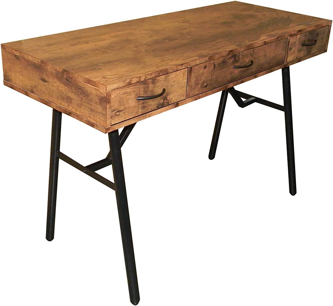 Acme Furniture Jalia Desk, Rustic Oak & Black