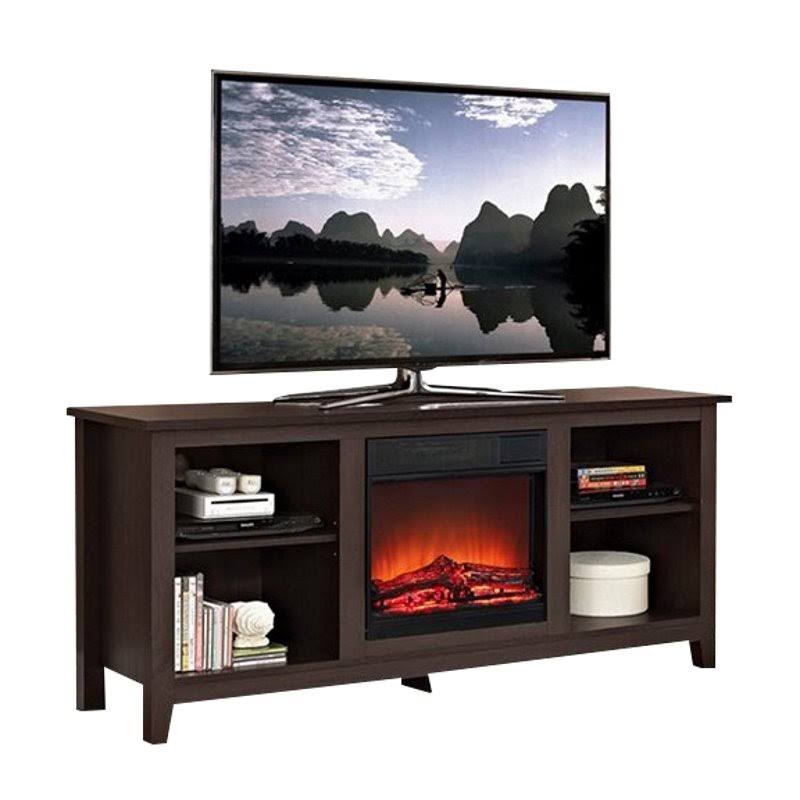 Trent Home Still Creek 58x22 Fireplace TV Stand in Espresso - TH-030-02
