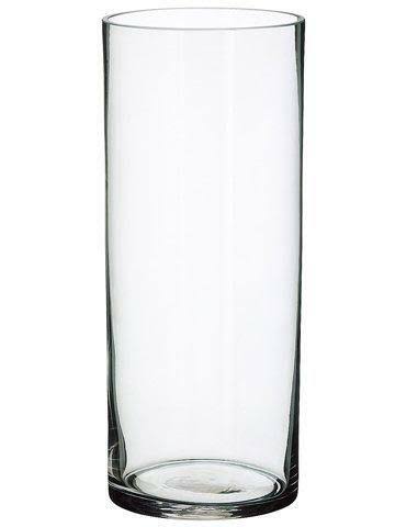 5.5x22Dx14x22H Glass Cylinder Vase Clear ACH702-CW