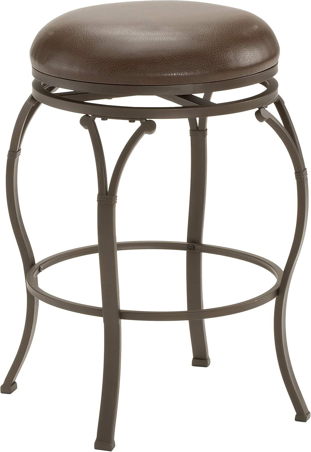 Hillsdale Furniture Lakeview Backless Counter Stool, Brown