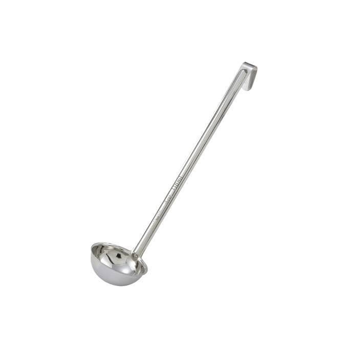 Winco Prime One Piece Ladle, Stainless Steel 4 Oz,12 Packs