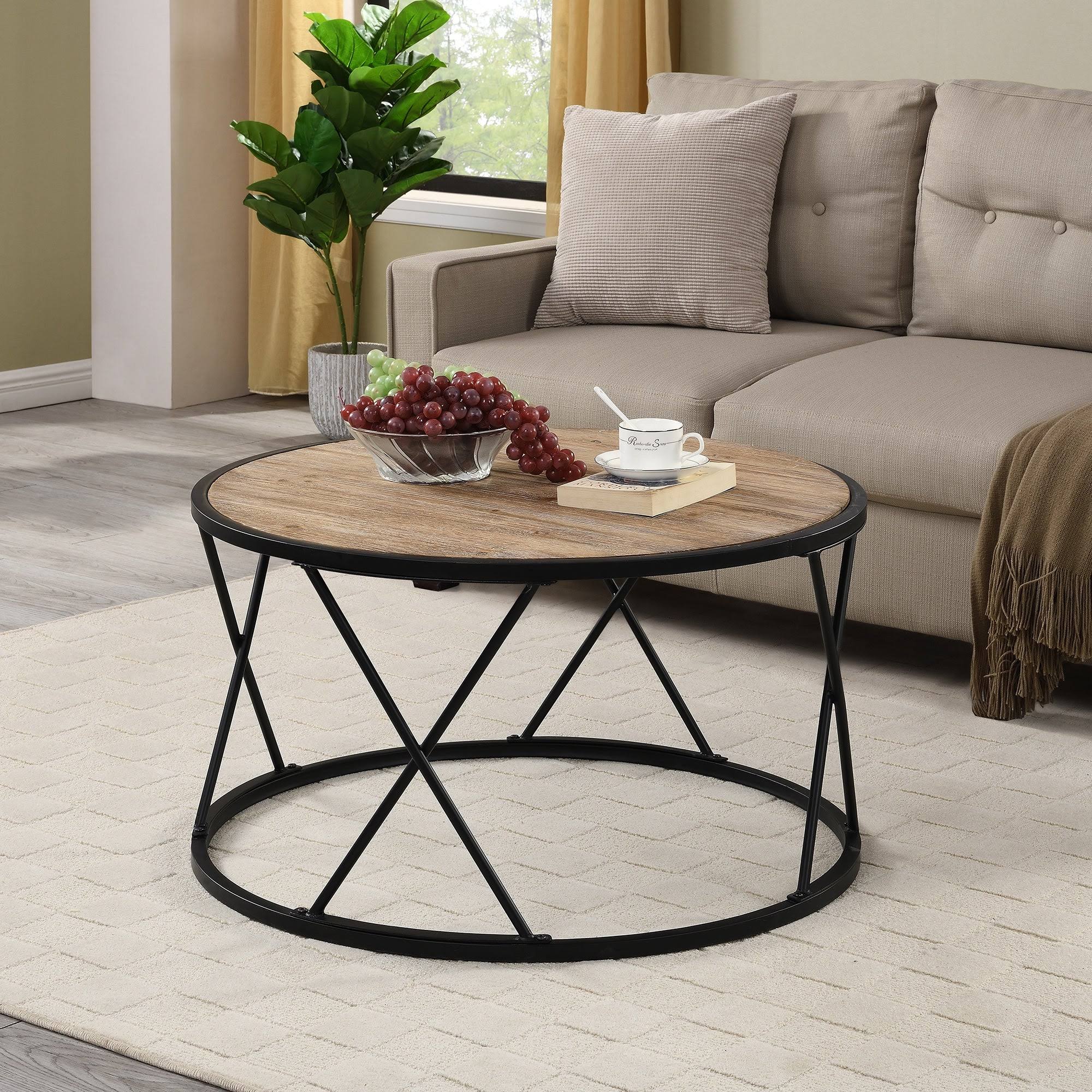 FirsTime u0026 Co. Bristol Reversible Coffee Table, American Crafted, Aged Black, x