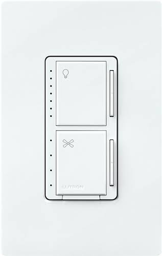 Lutron MACL-LFQ-ST Maestro C.L Fan/Light Control, Stone