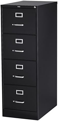 Scranton & Co 4 Drawer Legal File Cabinet in Black