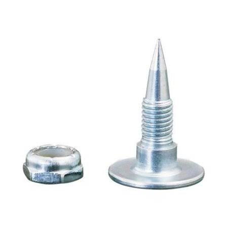 Woodys GEP-1060 Traction Master 30 Deg. Eliminator Competition Steel Studs - 1.06in. Stud Length - 1/4in. Thread