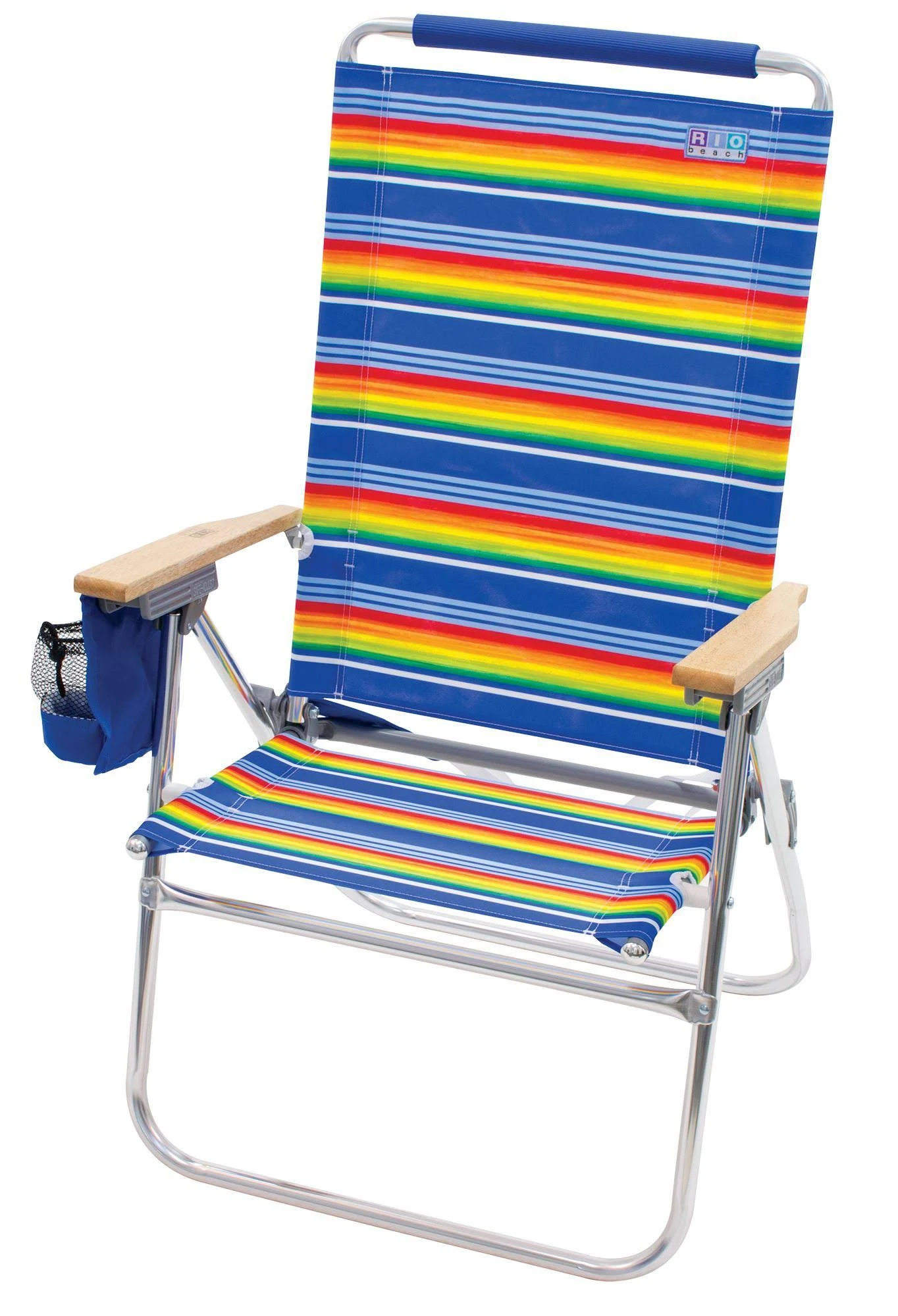 Rio Beach Hi-Boy Tall Back Beach Chair - Stripe