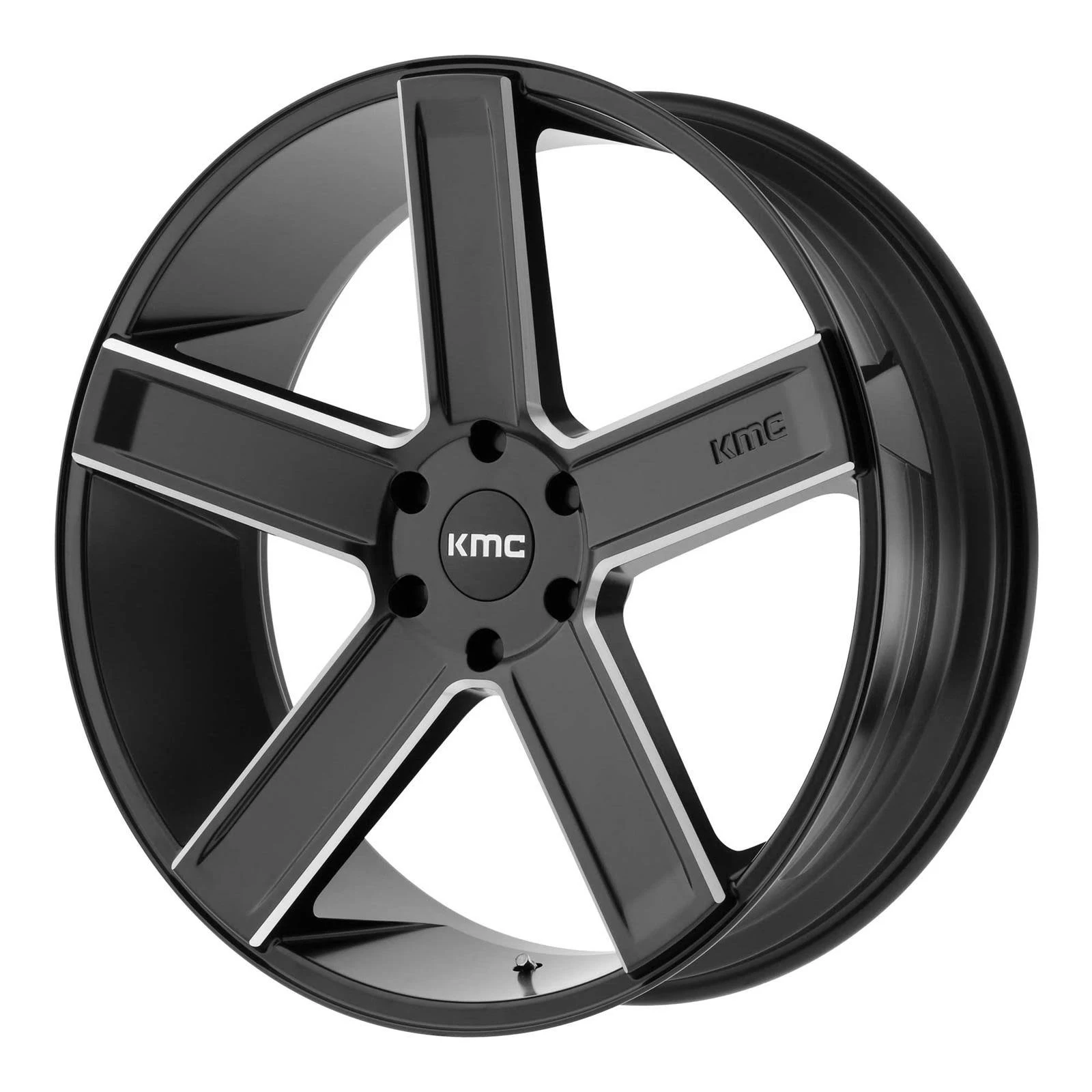 KMC KM702 24x9.5 6x135 +30mm Black/Milled Wheel Rim