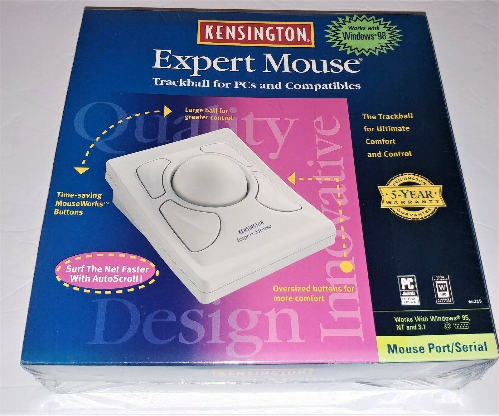 Kensington Expert Mouse - Trackball - White