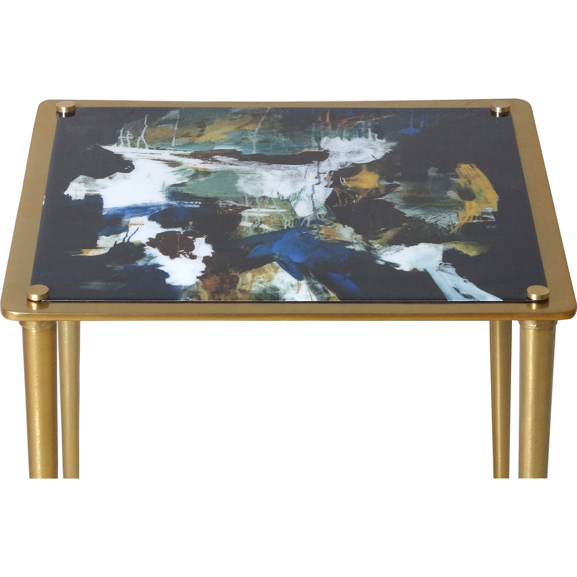 Renwil TA407 Noble Brass Accent Table