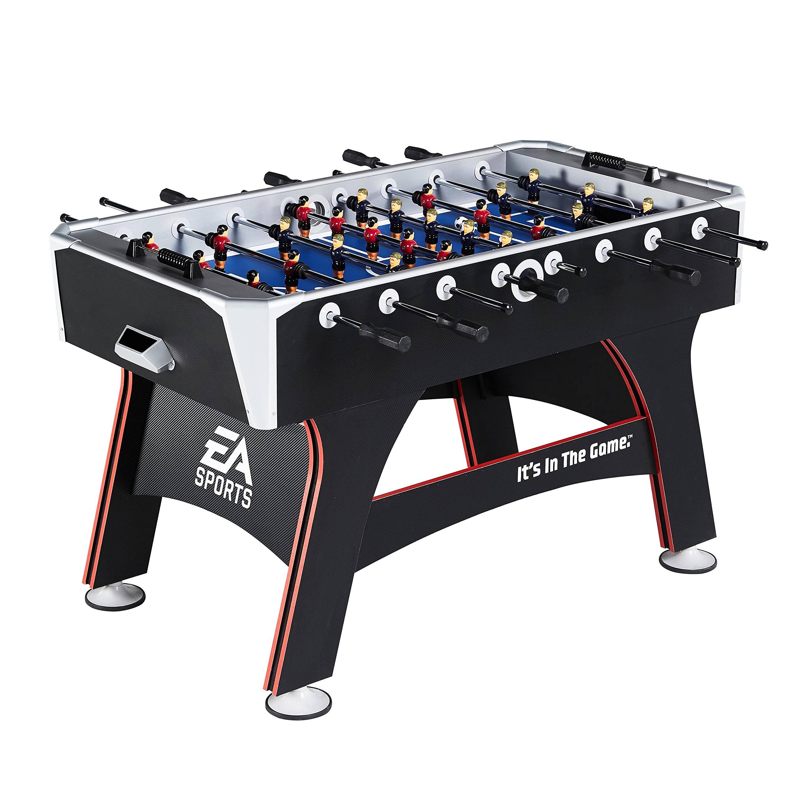 EA Sports 56x22 Foosball Table, Black/Red