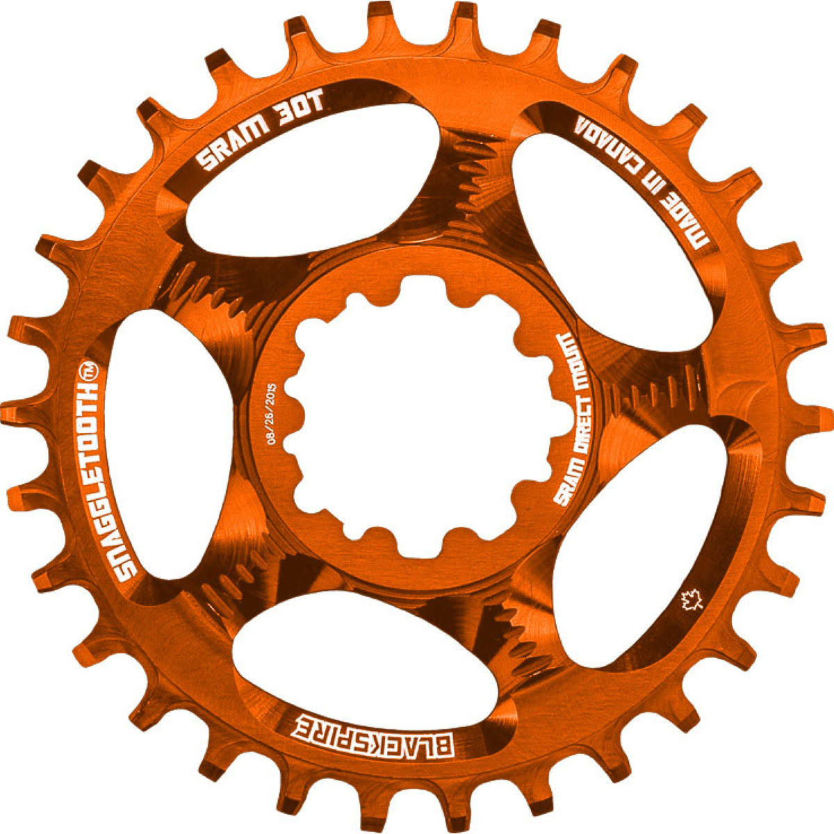 Blackspire Snaggletooth Narrow Wide SRAM Chainring - Direct Mount - Orange