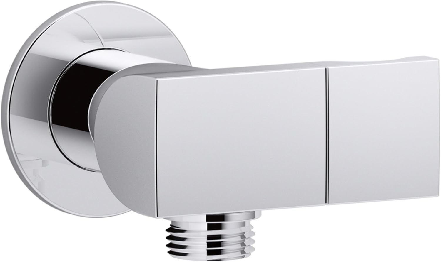 KOHLER K-98354-CP 98354-CP Exhale Supply Elbow with Bracket, Polished Chrome