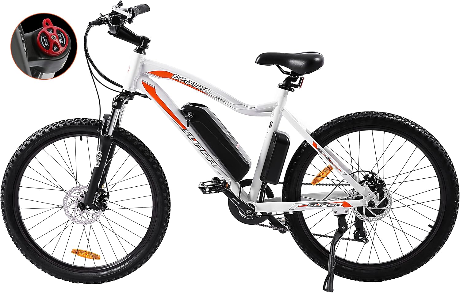 ECOTRIC UL Certified 500W Electric Bike 26