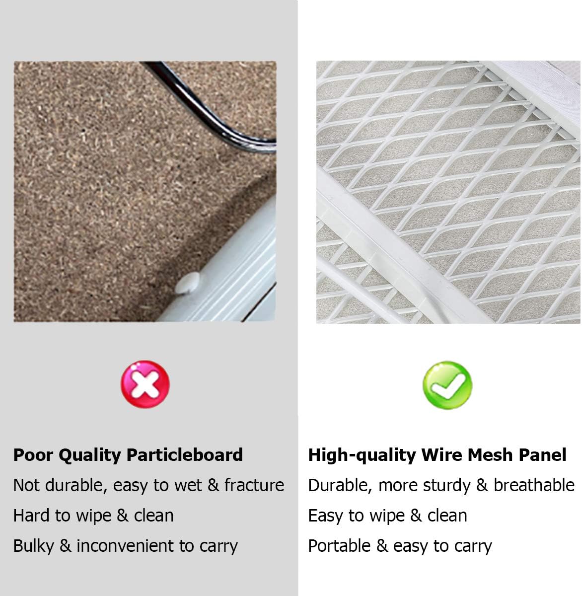 STORAGE MANIAC Tabletop Ironing Board with Iron Rest, All-Iron Frame & Silver Metallic Cover for Faster Ironing Pack of 2