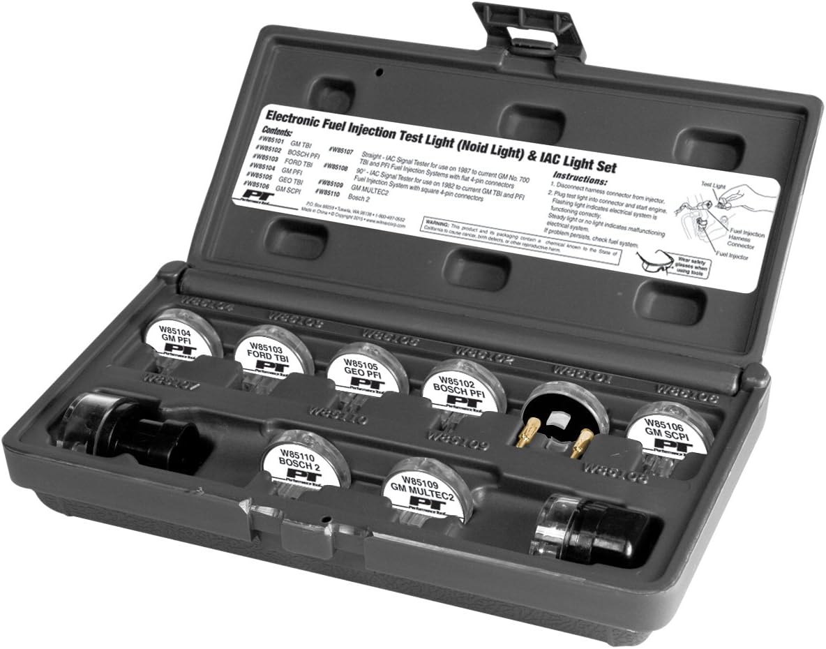 Performance Tool W89501 10-Piece Noid and IAC Light Set