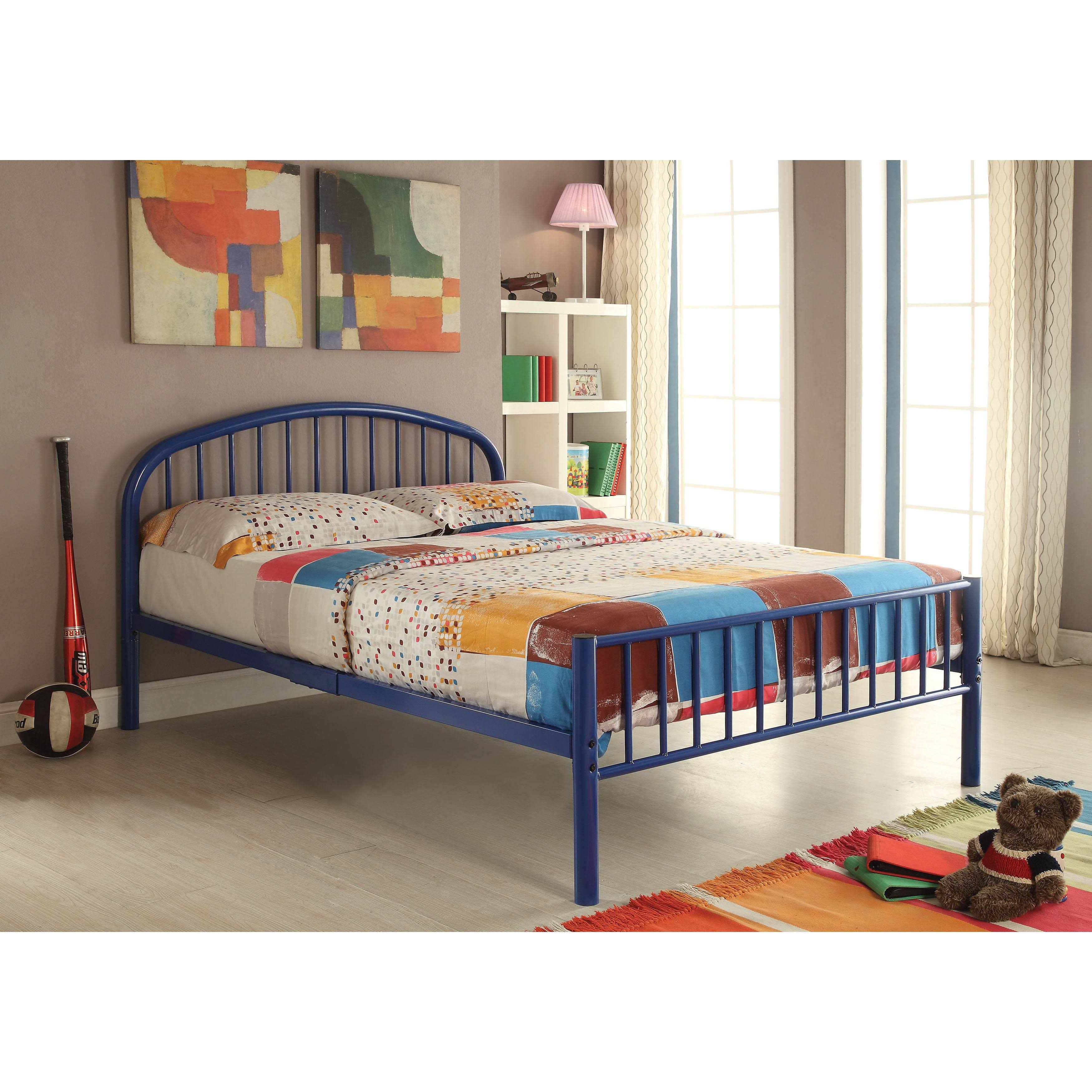 Acme Cailyn Twin Bed Blue