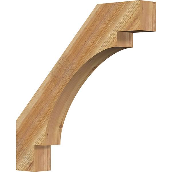 4x22W x 28x22D x 28x22H Merced Rough Sawn Brace, Western Red Cedar