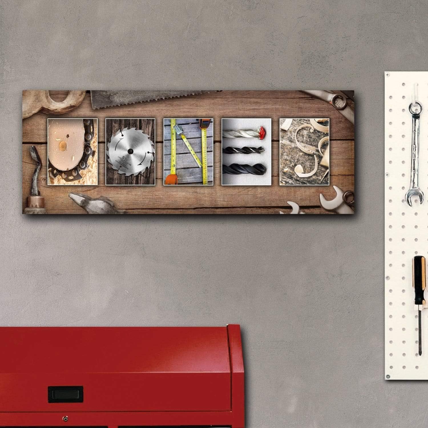 Personalized Woodworker's Name Art Gift (9.5