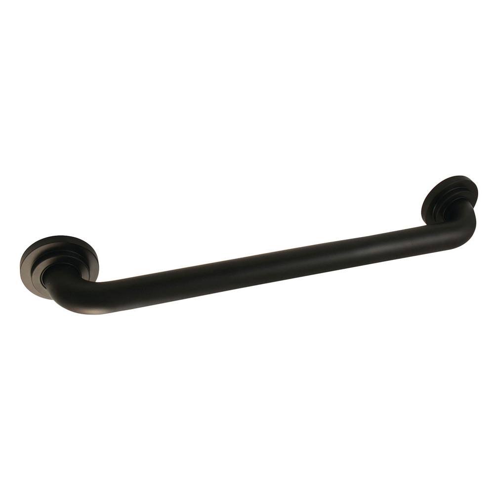 Kingston Brass Manhattan 18 in. x 1-1/4 in. Grab Bar in Matte Black