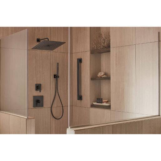 Speakman SA-2502-MB Lura Slide Bar in Matte Black