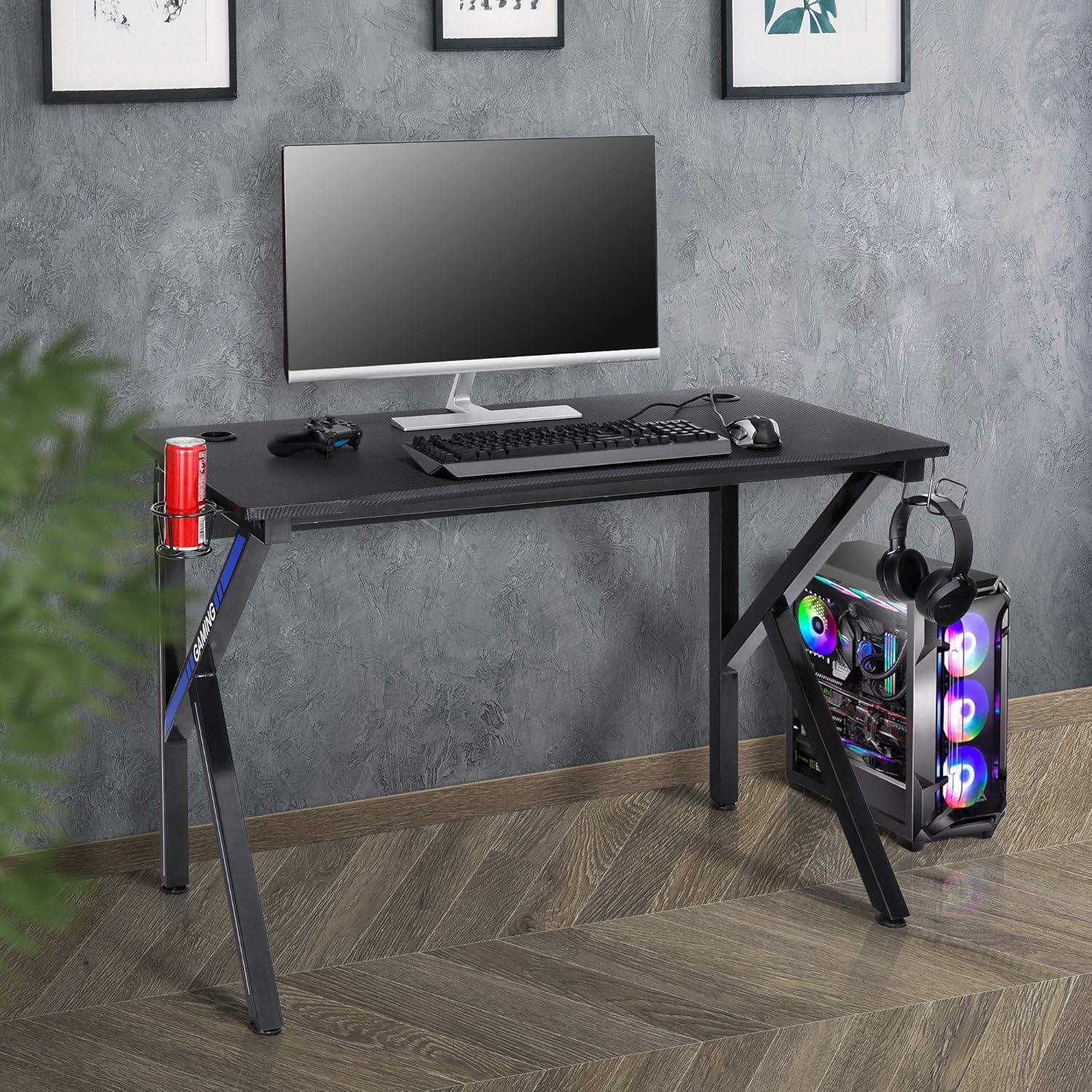 SUPER DEAL Gaming Desk 45