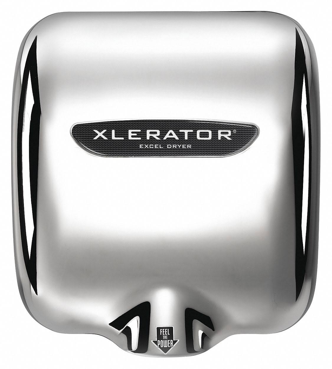 Xlerator XL-CV-208-277V Polished Chrome, No ADA, 208 to 277 VAC, Automatic Hand