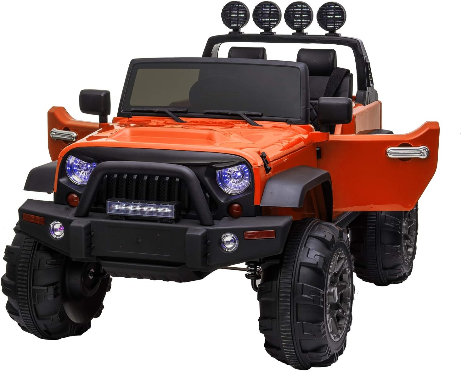 TOBBI 12V Kids Ride On Cars Truck with Remote Control 3 Speeds Toddler Motorized Vehicles Toys for Girls Boys (Black)