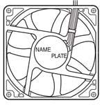 DC Fans DC Axial Fan, 119x32mm, 24VDC, 112CFM, Flange, Lock Rotor, 3-Wire, (Pack of 2)(4712KL-05W-B49-P00)