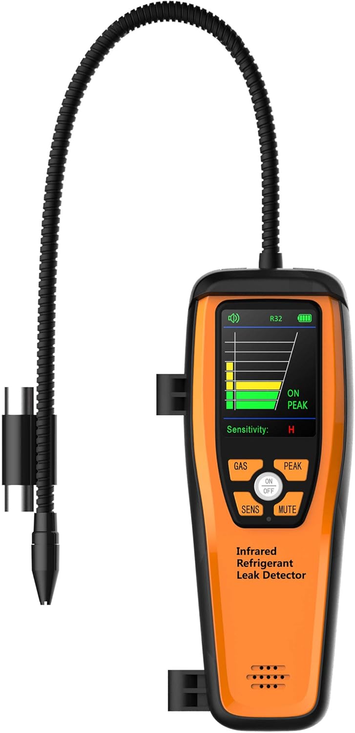 Elitech ILD-300 Infrared Refrigerant Leak Detector HVAC Halogen Tester Gas Selectable