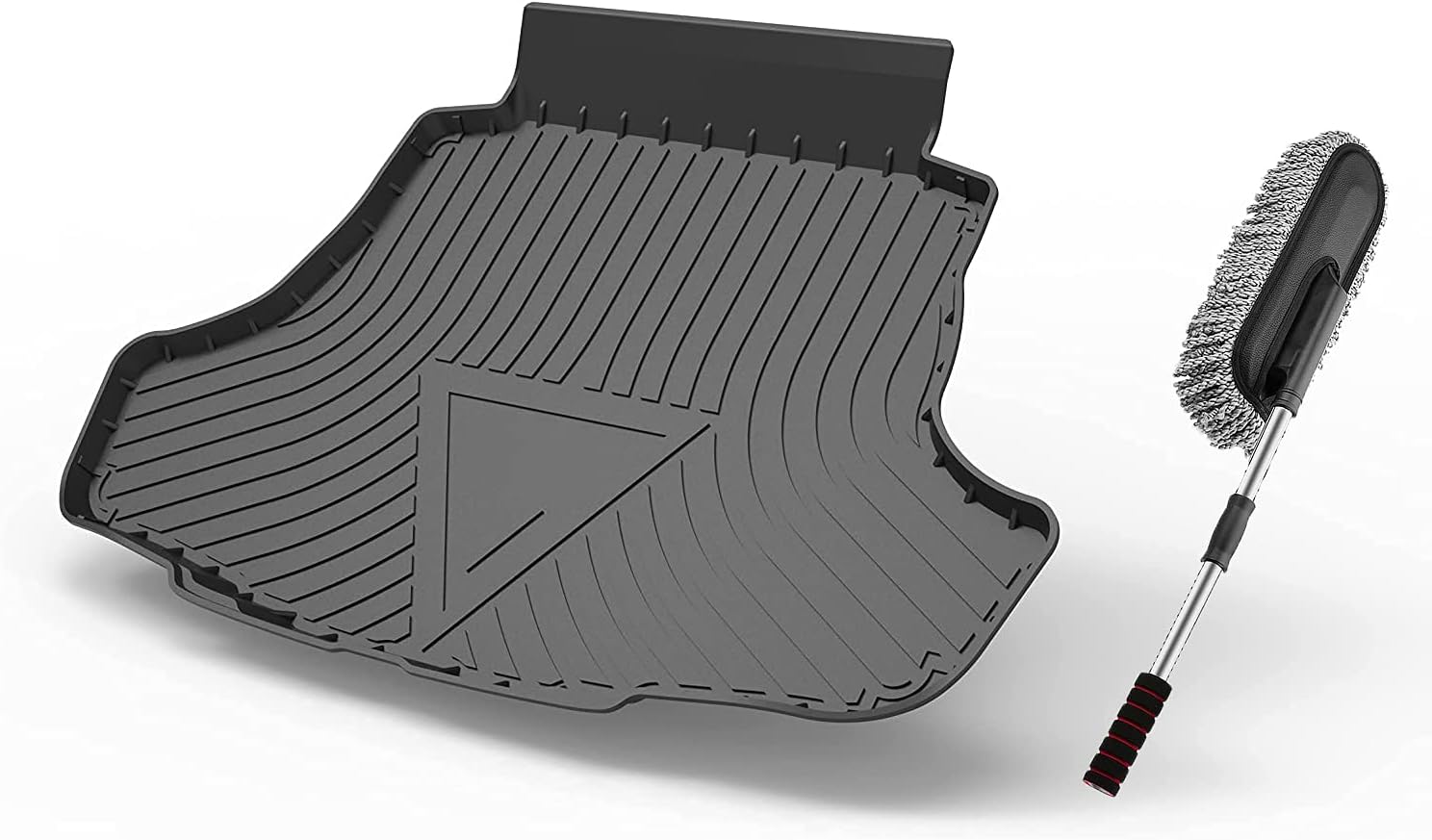 Premium FlexTough All-Protection Cargo Mat Liner , Heavy Duty Trunk Liner for Toyota 8th Gen Camry 2018-2020 , &ndash;w/Traction Grips & Fresh Design (for Toyota 8th Gen Camry 2018-2020)