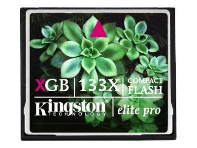Kingston CF/16GB-S2 16 GB Elite Pro - 133x CompactFlash Memory Card - New